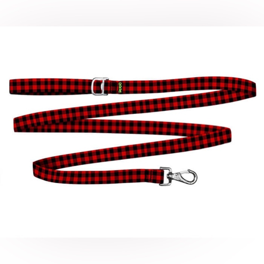 Cycle Dog, Ecoweave, Red Plaid Dog Leash